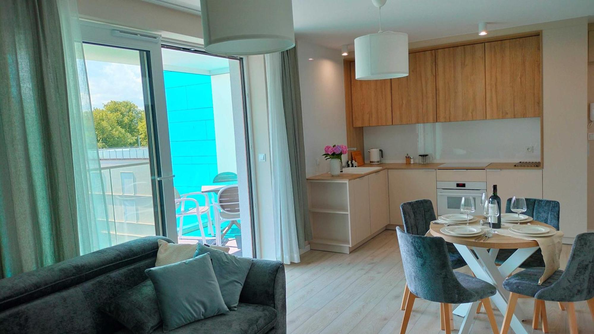 Cicha Przystan Apartamenty Whiteblue Sauna&Fitness&Parking โควอบเซก ภายนอก รูปภาพ